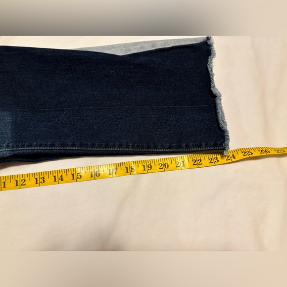 Universal Thread, high rise kick boot crop, patch like jeans, 12/31 - Picture 5 of 11